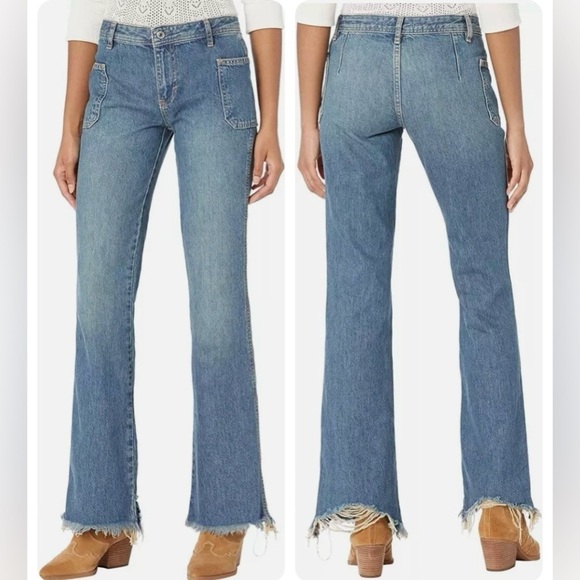 We The Free X Free People Izzy Flare Jeans - Picture 3 of 13